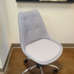 Four Gray Desk Chairs