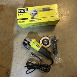 RYOBI 5.5 Amp Corded 4-1/2 in. Angle Grinder