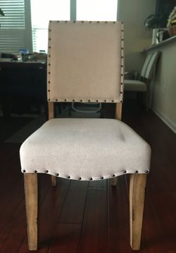 Four chairs dinner like new