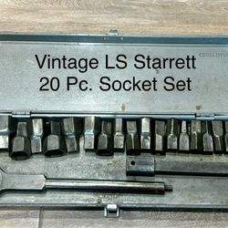 The LS Starrett Co No. 443 Socket Set (20 Pieces)