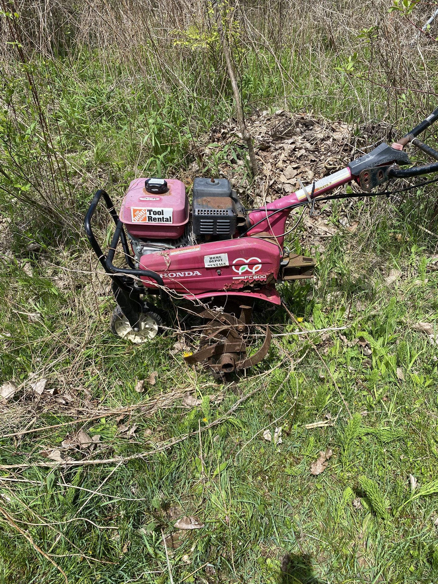 Honda Fc600 Tiller For Parts.