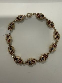 Bracelet Hand of Hamsa Gold