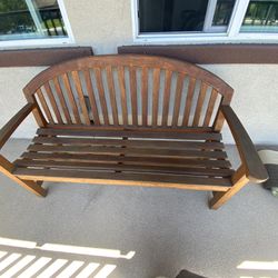 Wood Outdoor Bench 