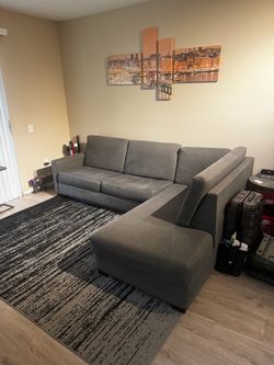 IKEA Grey Sectional SÖRVALLEN , 3-seater