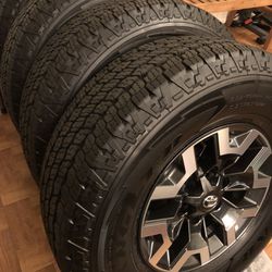 Toyota Tacoma Trd Off-Road Wheels/Rims With Goodyear Wrangler All-Terrain  Adventure Kevlar 265/70R16 Tires for Sale in Miami Beach, FL - OfferUp