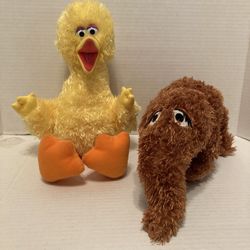 Big Bird and Mr. Snuffleupagus Plush