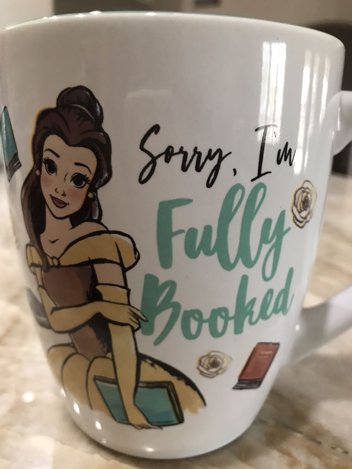 Disney Belle Cup/Mug 5 1/2” High
