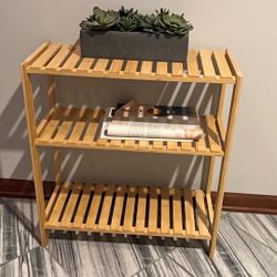 3-Tier Bamboo Shelf — Make Me an Offer
