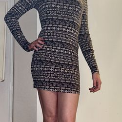 Fitted Long Sleeve Dress