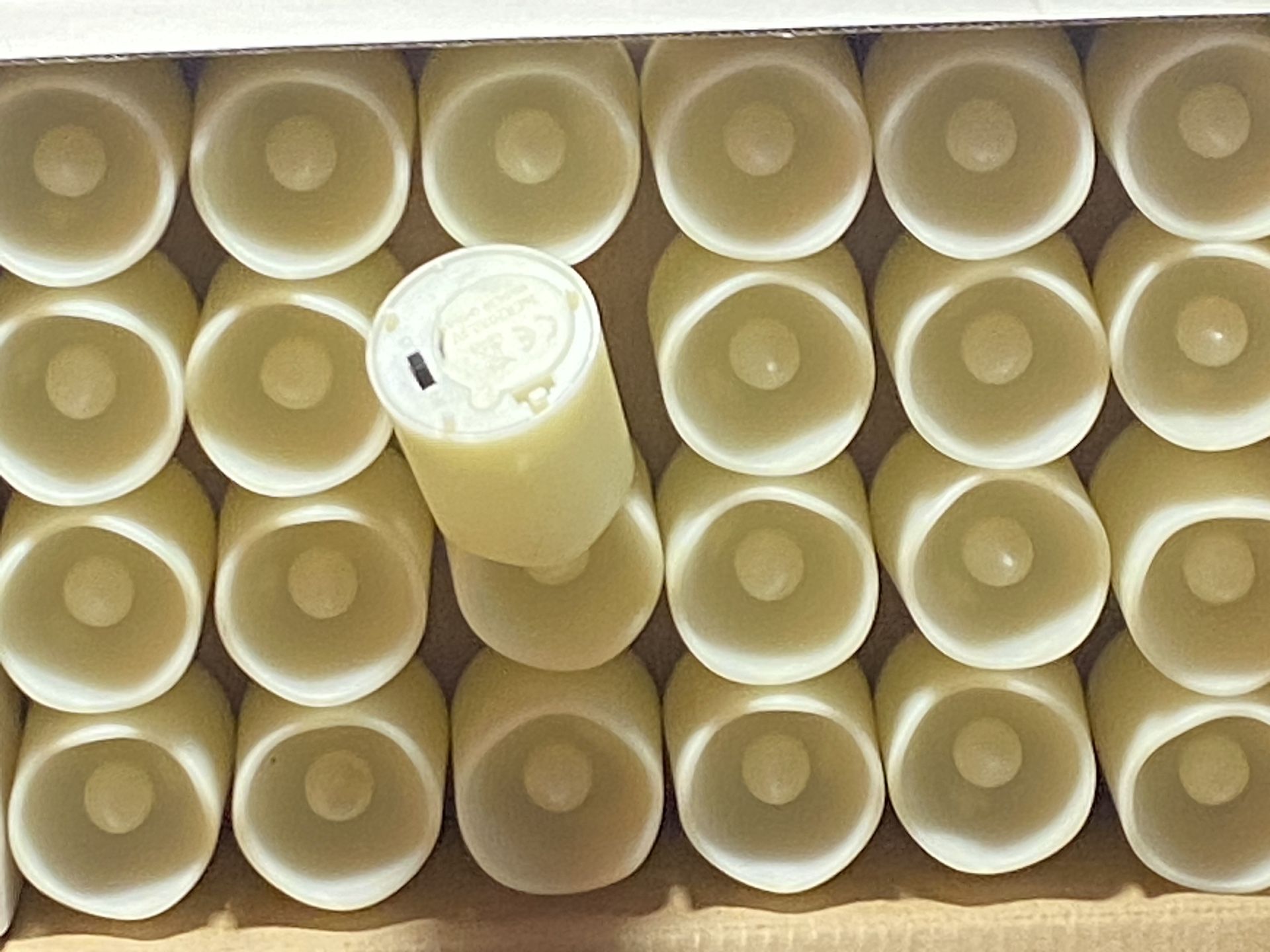SHYMERY Flameless Votive Candles,Flameless Flickering Electric Fake Candle,24 Pack 200+Hour Battery Operated LED Tea Lights in Warm White for Wedding,