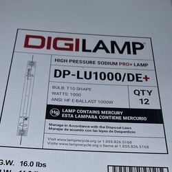 1000 Watt High Pressure Sodium PRO + Lamp 