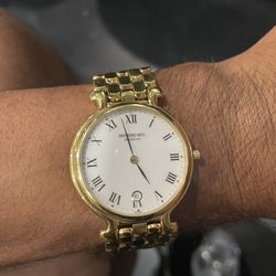 Raymond Weil 18K Gold Plated 9137-2