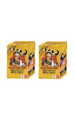 ONE PIECE CARD GAME  THE WORLD STRONGEST WARRIORS DOUBLE PACK SET 12 - OP 17