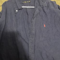 Ralph Lauren Blue button shirt