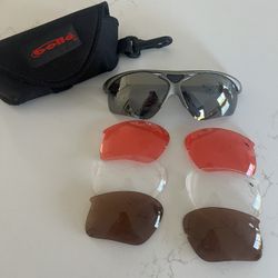 Bollé Sport Sunglasses – 4 Interchangeable Lenses + Original Case