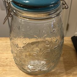 The Pioneer Woman Floral Embossed Clamp Jars (Canisters)