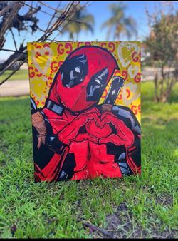 Deadpool painting