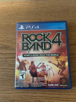 Rock Band 4 PS4 Game