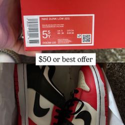 75th Anniversary Dunks Size 5.5Y