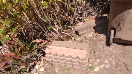 Scalloped bricks