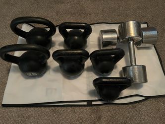 Kettlebell and Dumbbell Set