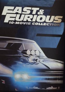 10 Movie collection of fast and furious