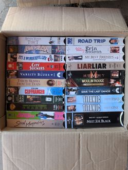 VHS movies tapes cassettes