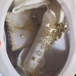 bela pa boutizo / Baptism candel 