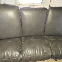 Black Leather Couch
