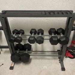 Dumbbell and Weight plate Rack