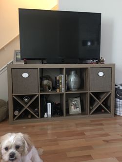 8 cube storage organizer/ TV stand for Sale in Costa Mesa, CA - OfferUp