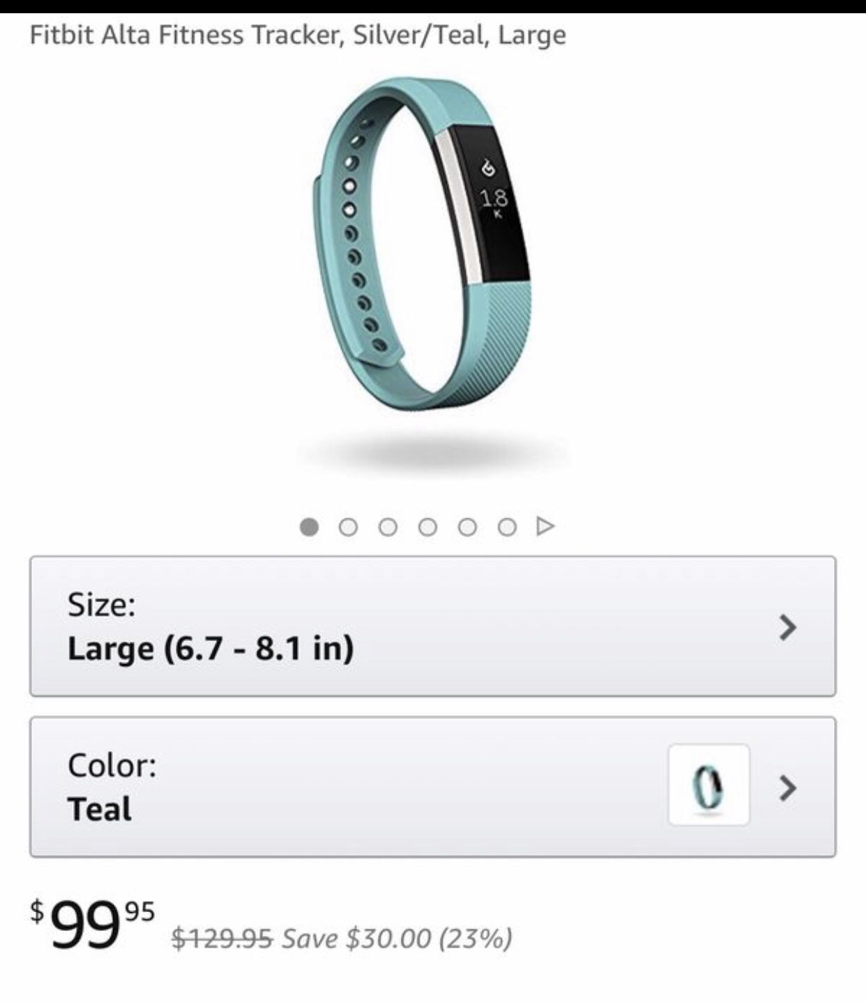 Fitbit Alta Fitness Tracker