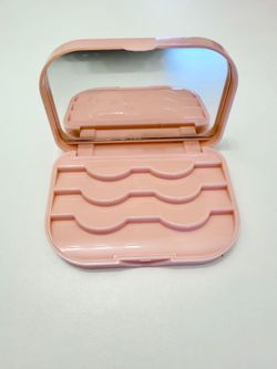 Cherry Mirror Eyelash Travel Case Holder