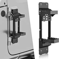 Yzona (Set of 2, Yzona set of 2 Hinge Step Foldable Metal Foot Pegs, Compatible with 2007-2025 Jeep Wrangler JK /JL / JT Brand new D894