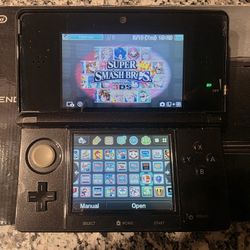 Nintendo 3ds Cosmo Black Custom Video Game Console Mod-bbed