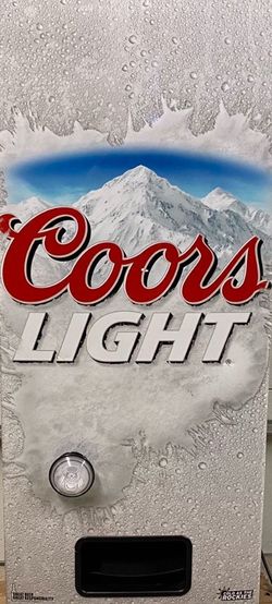 Vintage Coors Light refrigerator talking cooler