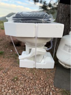 Rv toilet never used