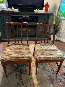 Mid-Century European High Back Teak Dining Chairs from Nathan, 1970s, Set of 2