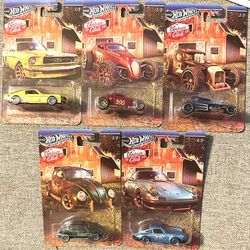 2025 Hot Wheels Vintage 1968 Club  5 Car Set