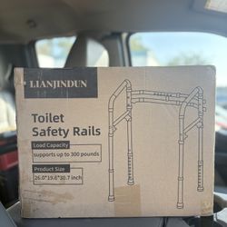 Toilet Safety Rails / Rieles De Seguridad Para El Baño