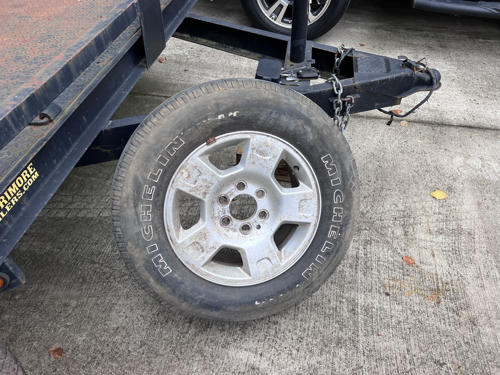 Ford F150 Rim Tire Spare 255/65R17 Wheel F-150 Alloy 17” 6 Lug Silver