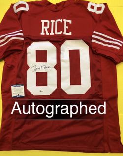 Jerry Rice AUTOGRAPHED 49ers Jersey w/COA