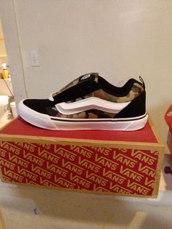 Vans Green/Blk Camo Men's Size 11