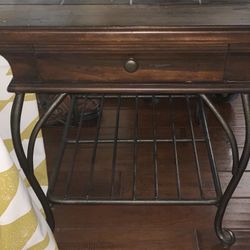 Solid Wood End table 