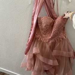 Pink Xl Homecoming Dress