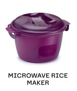 Tupperware Microwave Rice Maker