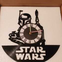 Star Wars Boba Fett Clock 12"