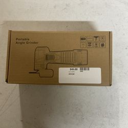 Portable Angle Grinder - With 2 Lithium-Ion Batteries