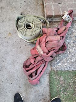 Free recovery ,/ flat straps slings