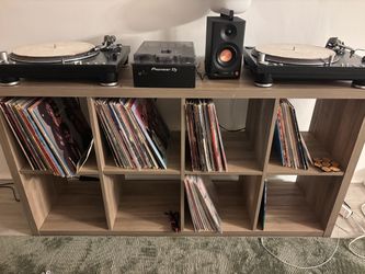 Kallax 4x2 brown shelf